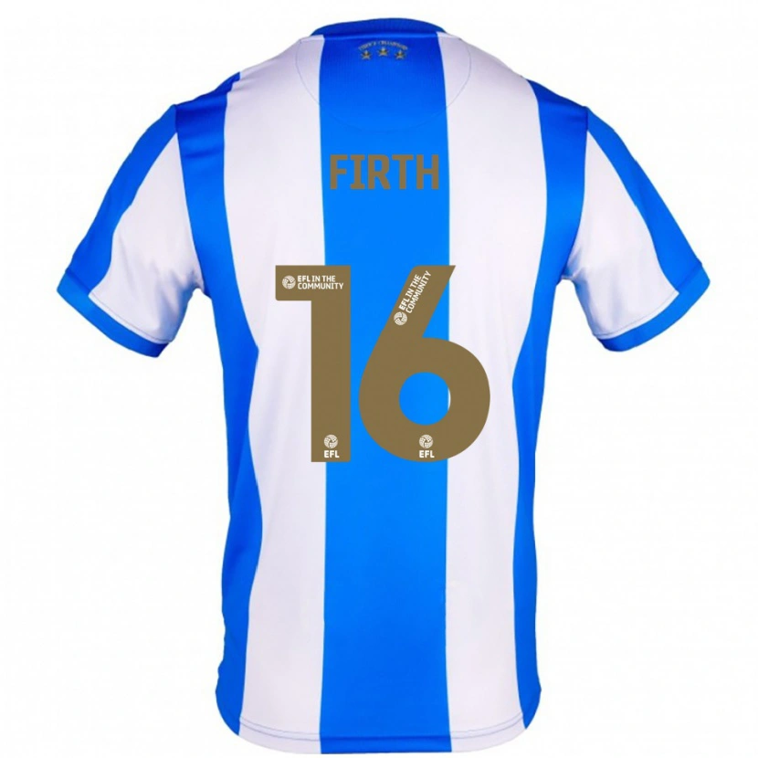Danxen Heren Molly Firth #16 Blauw Wit Thuisshirt Thuistenue 2025/26 T-Shirt