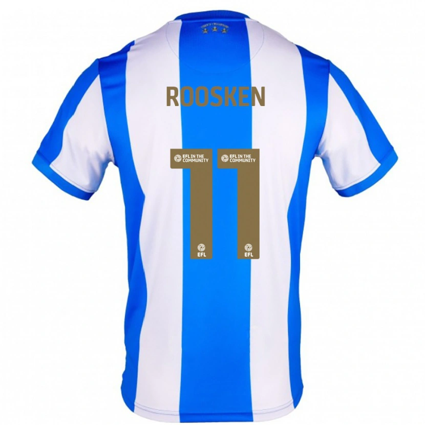 Danxen Heren Ruben Roosken #11 Blauw Wit Thuisshirt Thuistenue 2025/26 T-Shirt