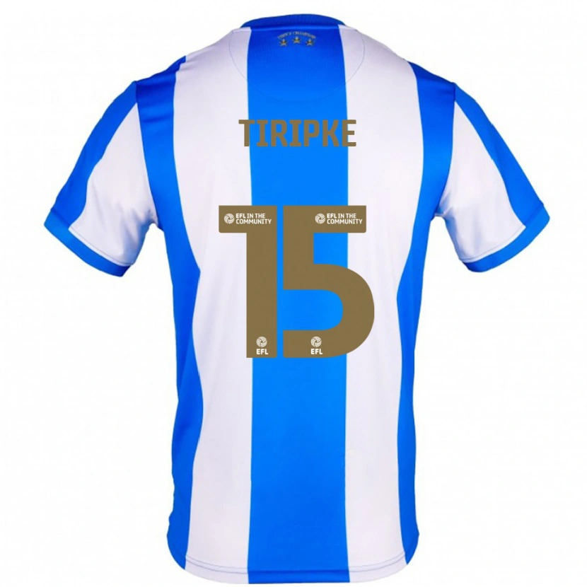 Danxen Heren Ashley Tiripke #15 Blauw Wit Thuisshirt Thuistenue 2025/26 T-Shirt