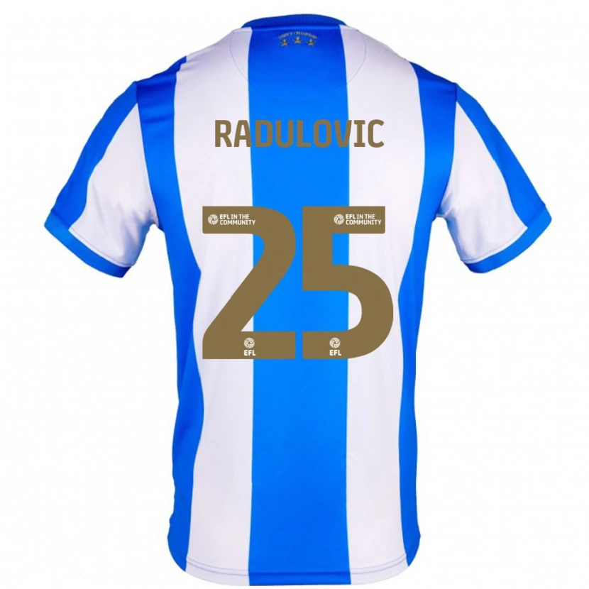 Danxen Heren Bojan Radulović #25 Blauw Wit Thuisshirt Thuistenue 2025/26 T-Shirt