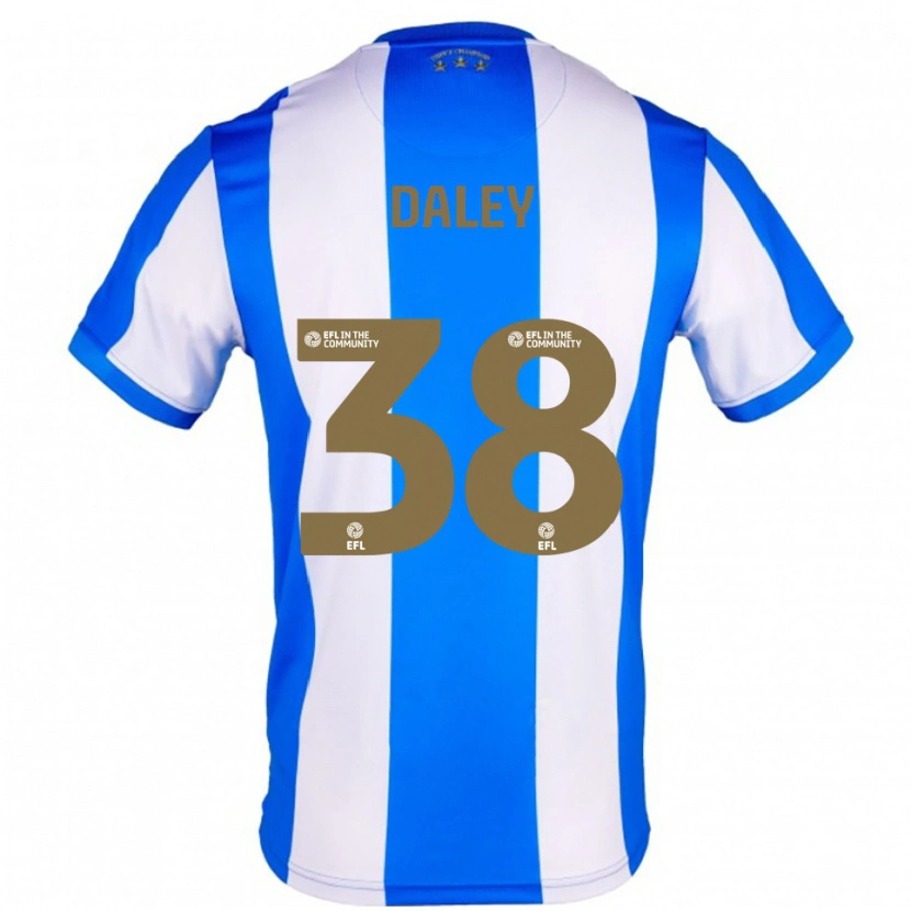 Danxen Heren Luke Daley #38 Blauw Wit Thuisshirt Thuistenue 2025/26 T-Shirt