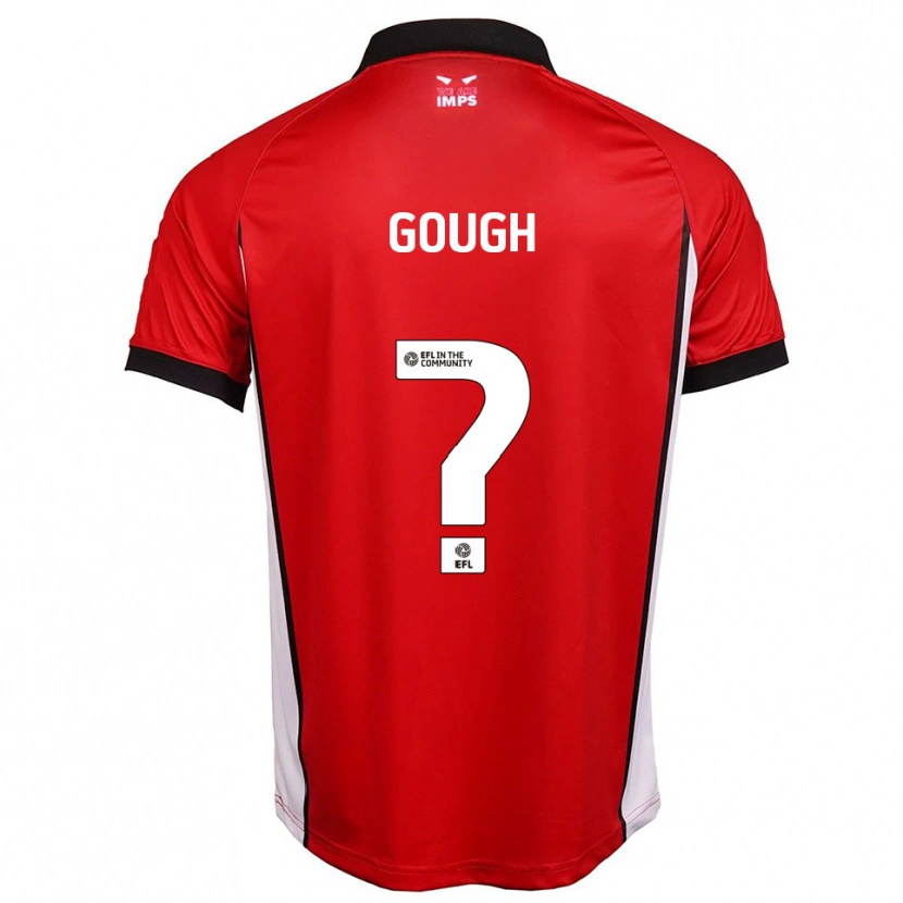 Danxen Heren Emma Gough #0 Rood Wit Thuisshirt Thuistenue 2025/26 T-Shirt