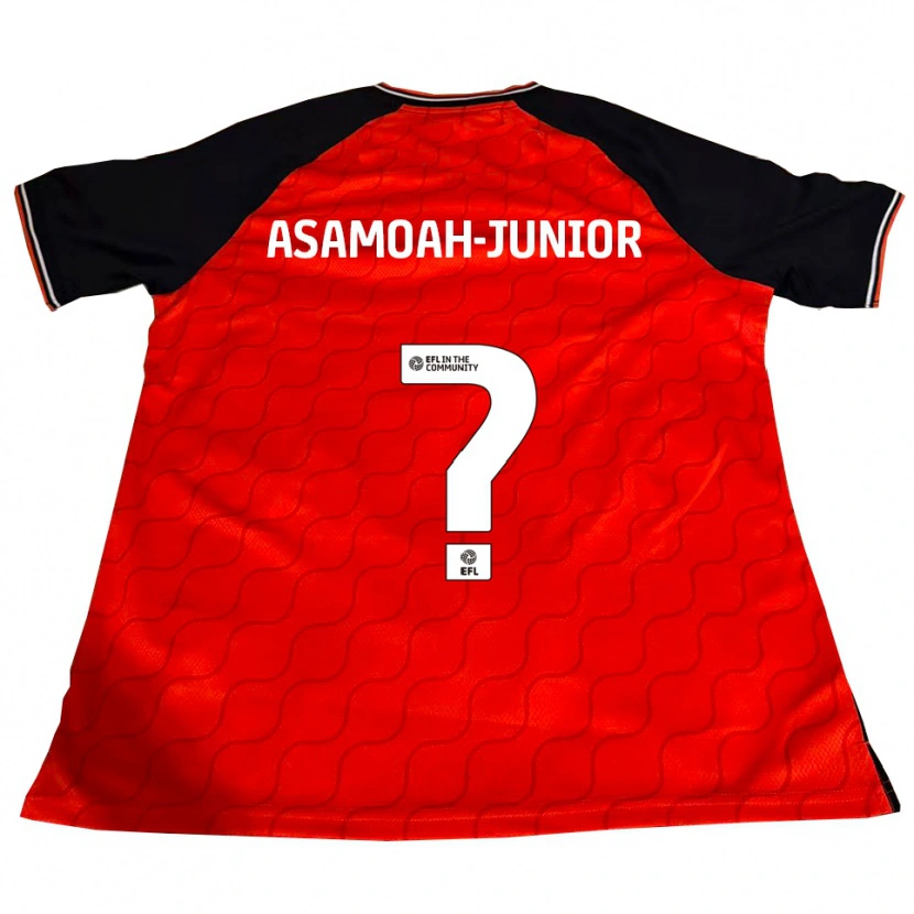 Danxen Heren Lloyd Asamoah-Junior #0 Oranje Zwart Wit Thuisshirt Thuistenue 2025/26 T-Shirt