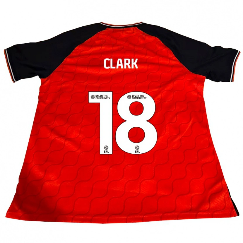 Danxen Heren Jordan Clark #18 Oranje Zwart Wit Thuisshirt Thuistenue 2025/26 T-Shirt