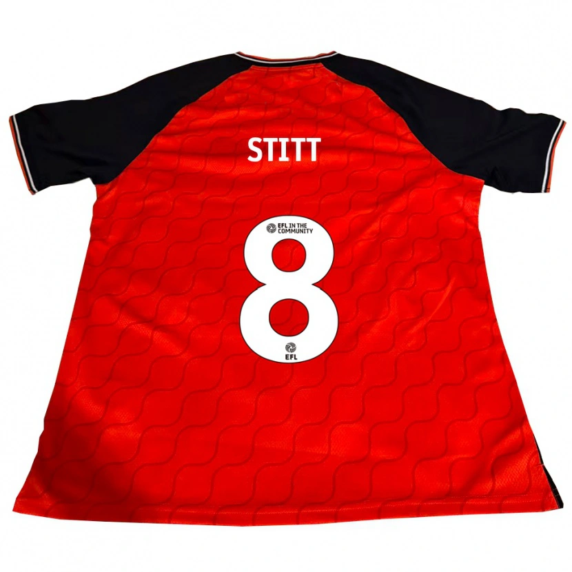 Danxen Heren Dylan Stitt #8 Oranje Zwart Wit Thuisshirt Thuistenue 2025/26 T-Shirt