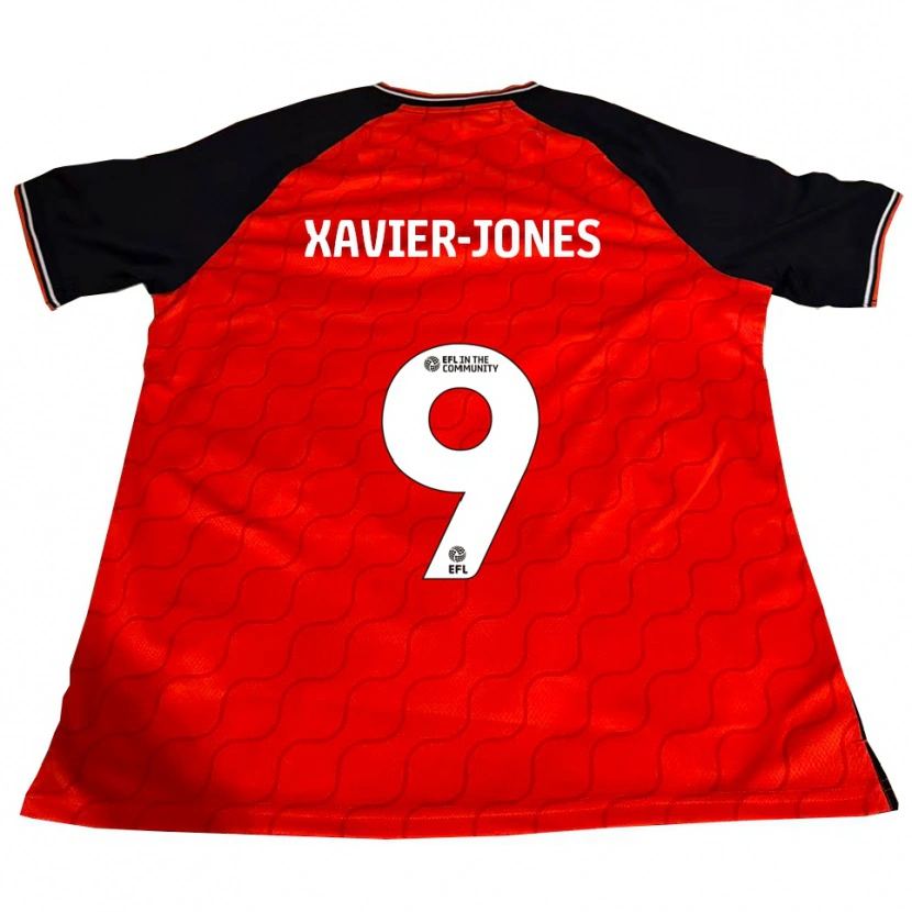Danxen Heren Tate Xavier-Jones #9 Oranje Zwart Wit Thuisshirt Thuistenue 2025/26 T-Shirt