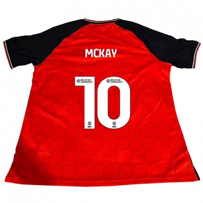 Danxen Heren Jessica Mckay #10 Oranje Zwart Wit Thuisshirt Thuistenue 2025/26 T-Shirt