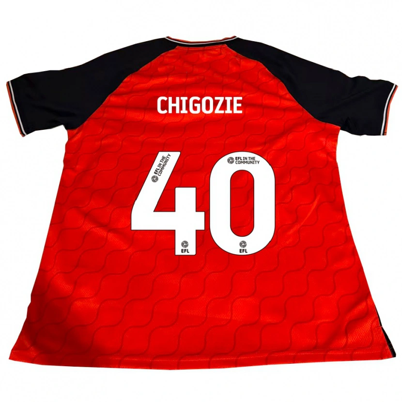 Danxen Heren Christian Chigozie #40 Oranje Zwart Wit Thuisshirt Thuistenue 2025/26 T-Shirt