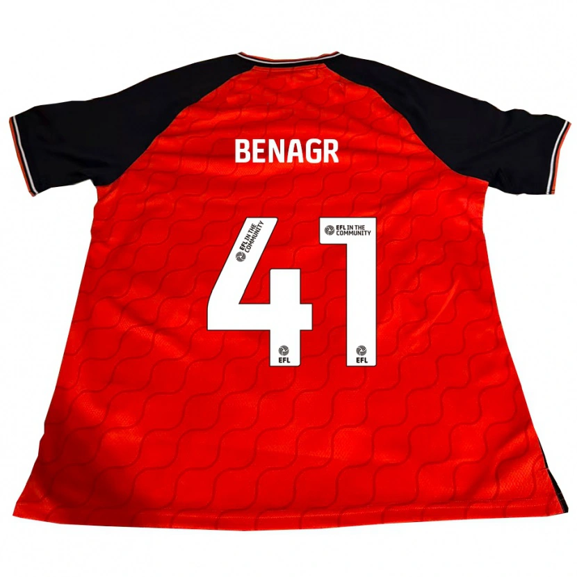 Danxen Heren Benedict Benagr #41 Oranje Zwart Wit Thuisshirt Thuistenue 2025/26 T-Shirt
