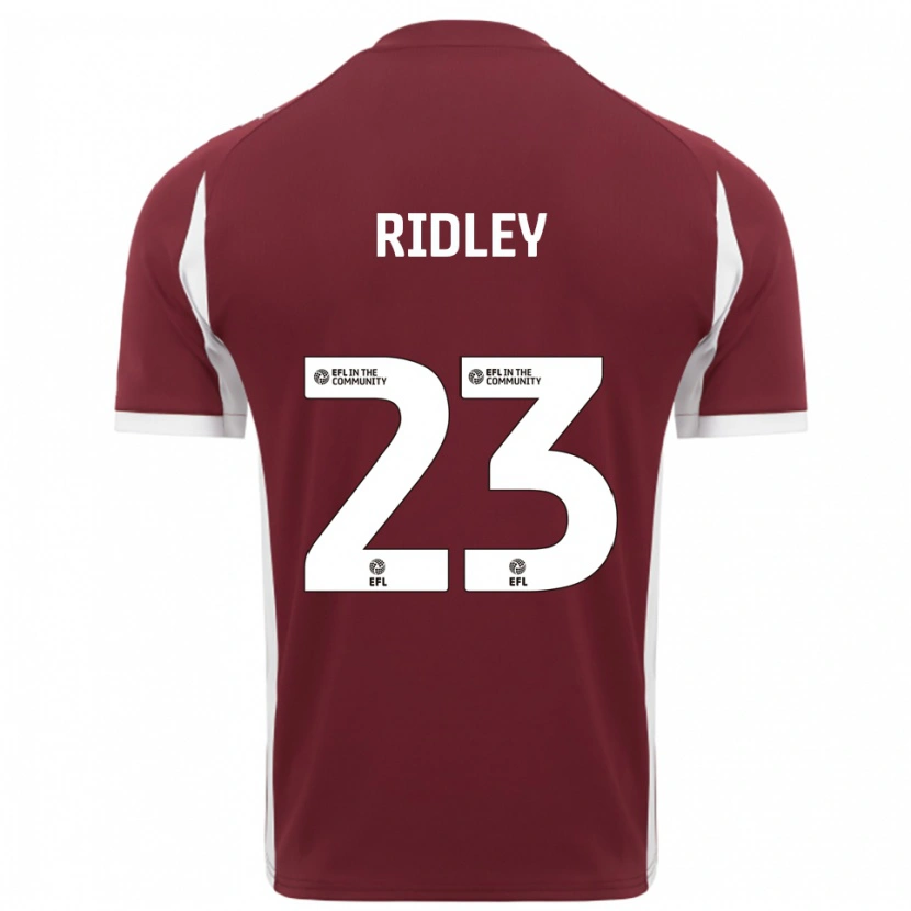 Danxen Heren Paige Ridley #23 Bordeauxrood Wit Thuisshirt Thuistenue 2025/26 T-Shirt