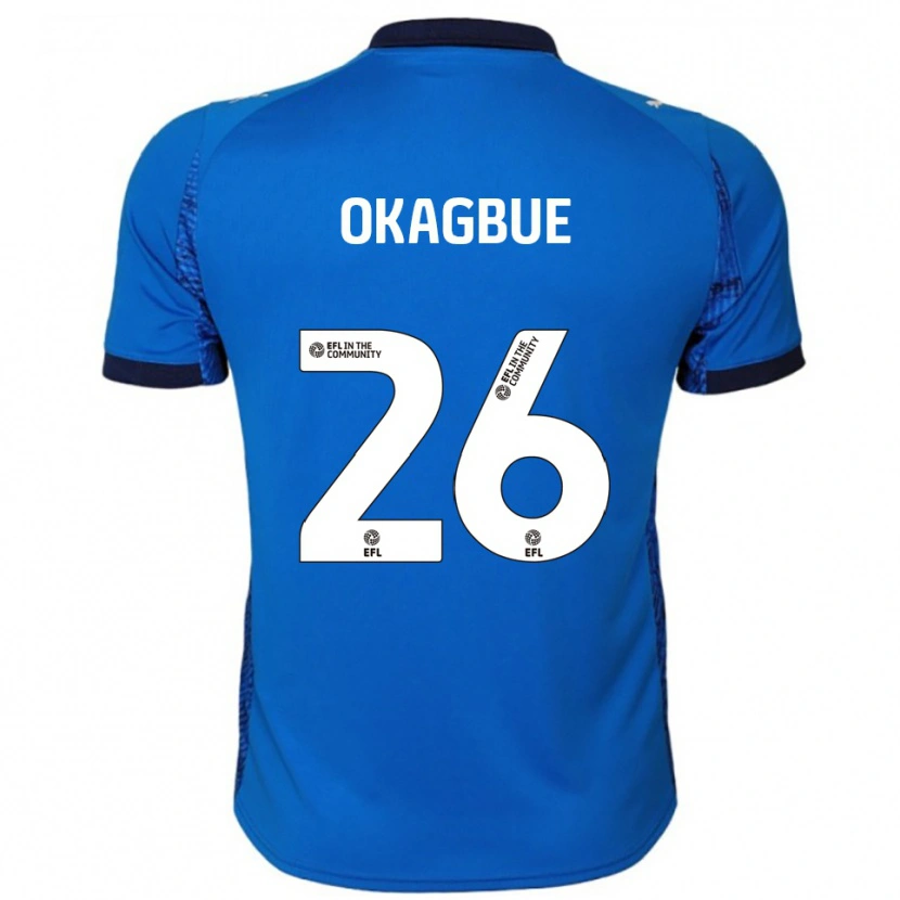 Danxen Heren David Okagbue #26 Blauw Wit Thuisshirt Thuistenue 2025/26 T-Shirt
