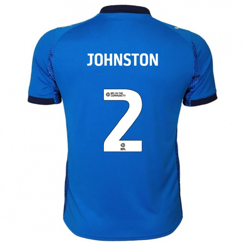 Danxen Heren Carl Johnston #2 Blauw Wit Thuisshirt Thuistenue 2025/26 T-Shirt