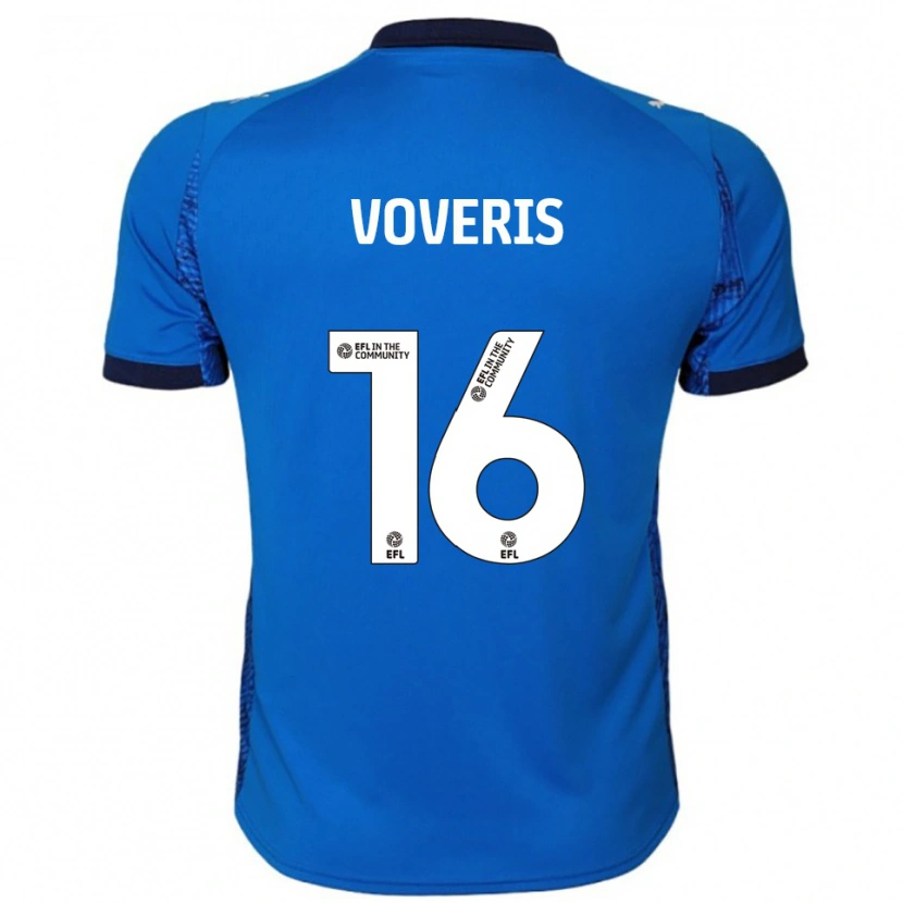 Danxen Heren Airidas Voveris #16 Blauw Wit Thuisshirt Thuistenue 2025/26 T-Shirt