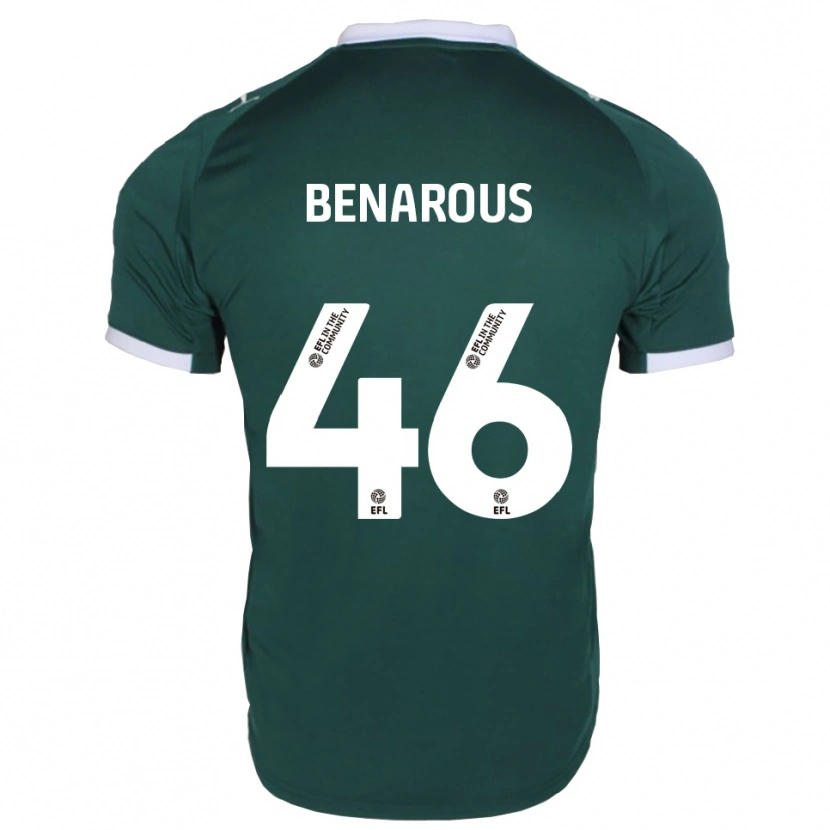 Danxen Heren Ayman Benarous #46 Groen Wit Thuisshirt Thuistenue 2025/26 T-Shirt
