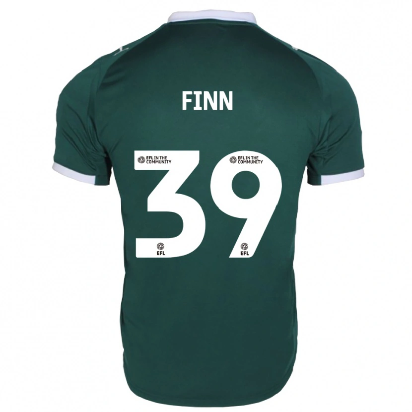 Danxen Heren Tegan Finn #39 Groen Wit Thuisshirt Thuistenue 2025/26 T-Shirt