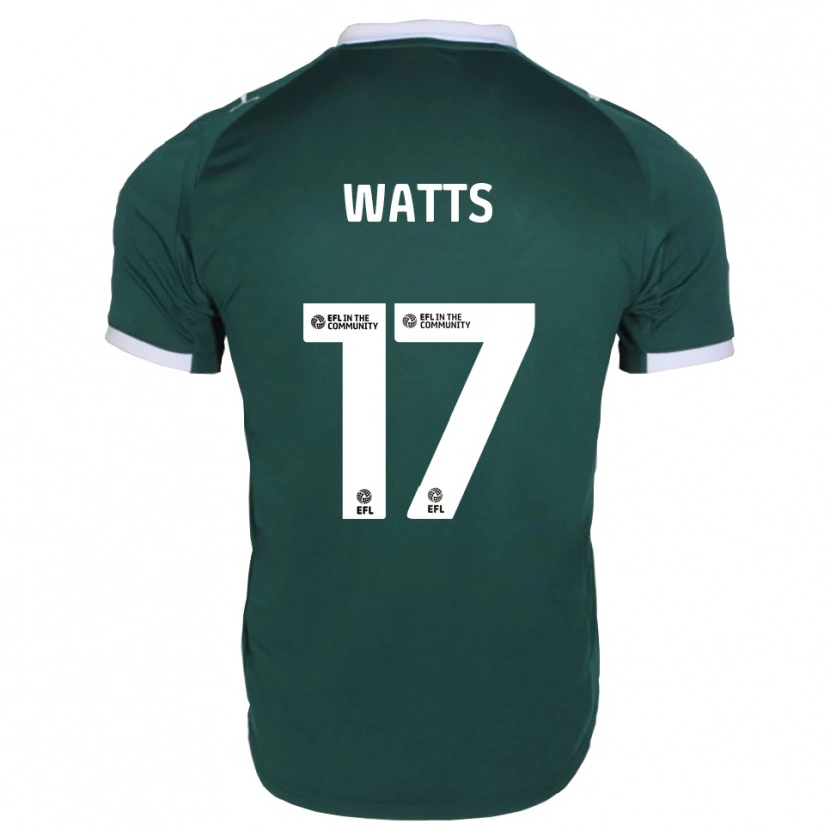 Danxen Heren Caleb Watts #17 Groen Wit Thuisshirt Thuistenue 2025/26 T-Shirt