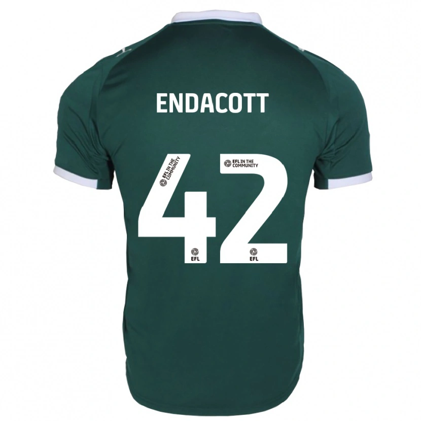 Danxen Heren Jack Endacott #42 Groen Wit Thuisshirt Thuistenue 2025/26 T-Shirt