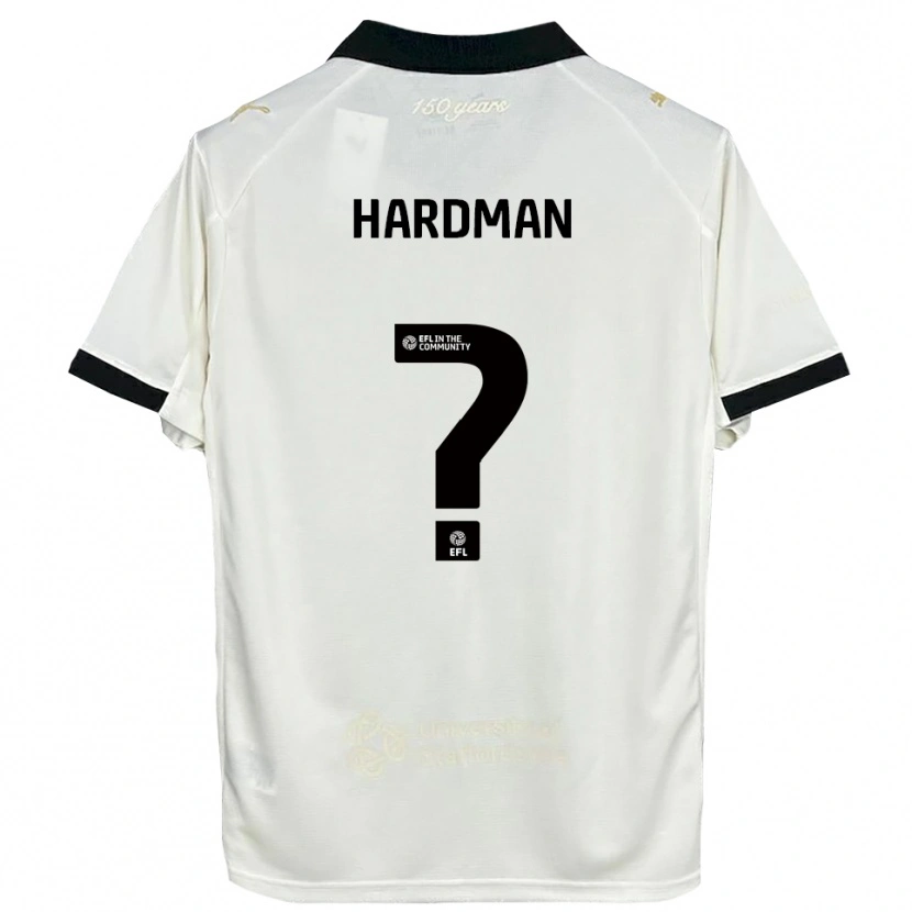 Danxen Heren Rayah Hardman #0 Gebroken Wit Zwart Thuisshirt Thuistenue 2025/26 T-Shirt