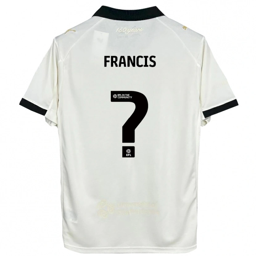 Danxen Heren Louis Francis #0 Gebroken Wit Zwart Thuisshirt Thuistenue 2025/26 T-Shirt