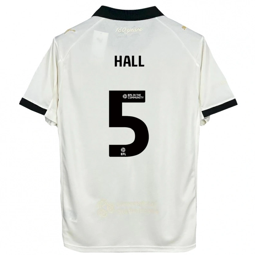 Danxen Heren Connor Hall #5 Gebroken Wit Zwart Thuisshirt Thuistenue 2025/26 T-Shirt