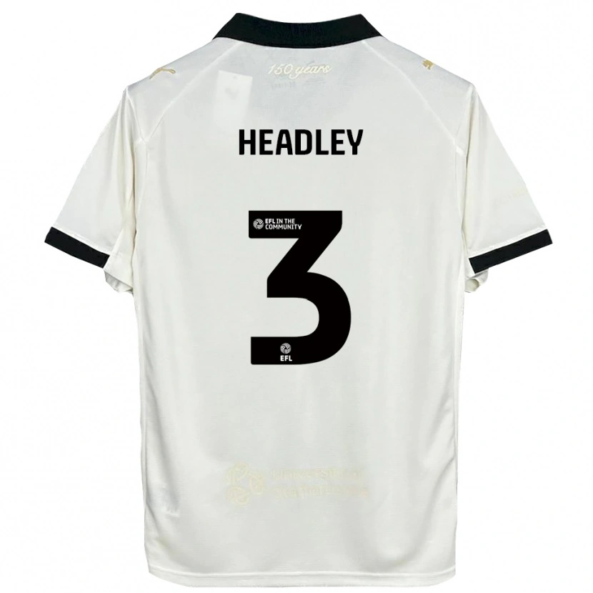 Danxen Heren Jaheim Headley #3 Gebroken Wit Zwart Thuisshirt Thuistenue 2025/26 T-Shirt
