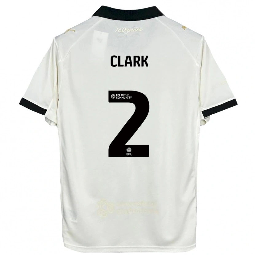 Danxen Heren Mitch Clark #2 Gebroken Wit Zwart Thuisshirt Thuistenue 2025/26 T-Shirt