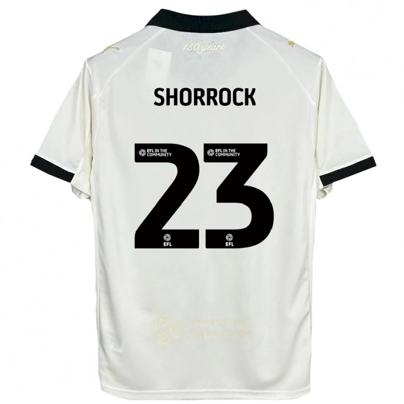 Danxen Heren Jack Shorrock #23 Gebroken Wit Zwart Thuisshirt Thuistenue 2025/26 T-Shirt