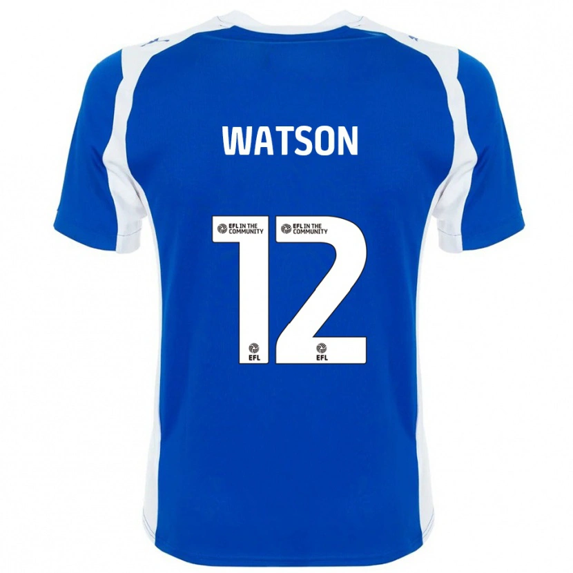 Danxen Heren Tom Watson #12 Blauw Wit Thuisshirt Thuistenue 2025/26 T-Shirt