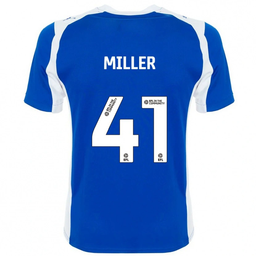 Danxen Heren K'marni Miller #41 Blauw Wit Thuisshirt Thuistenue 2025/26 T-Shirt