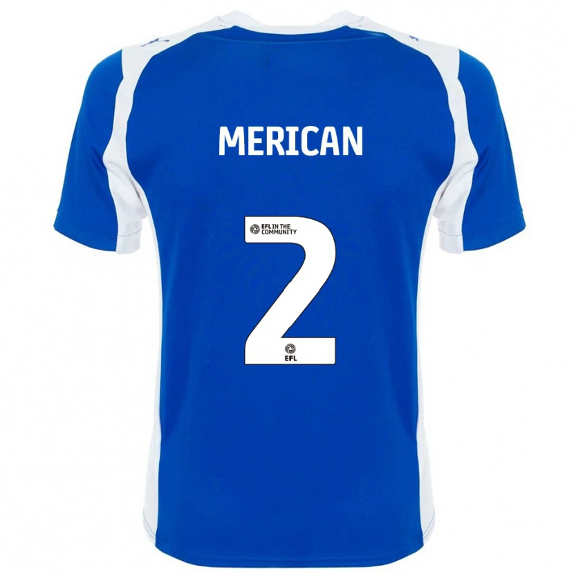 Danxen Heren Sara Merican #2 Blauw Wit Thuisshirt Thuistenue 2025/26 T-Shirt