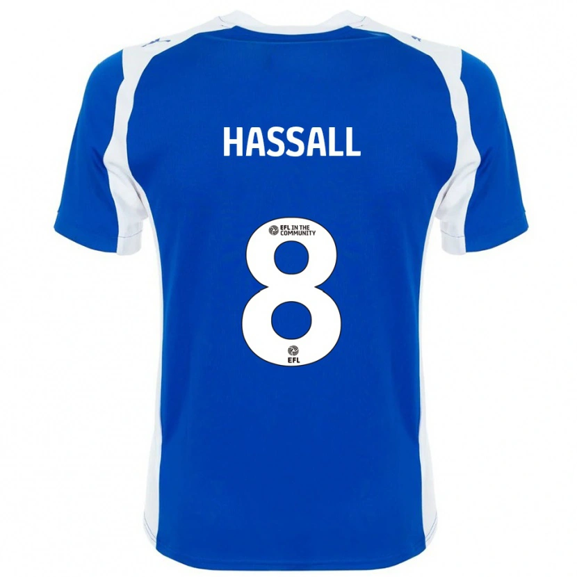 Danxen Heren Molly Hassall #8 Blauw Wit Thuisshirt Thuistenue 2025/26 T-Shirt