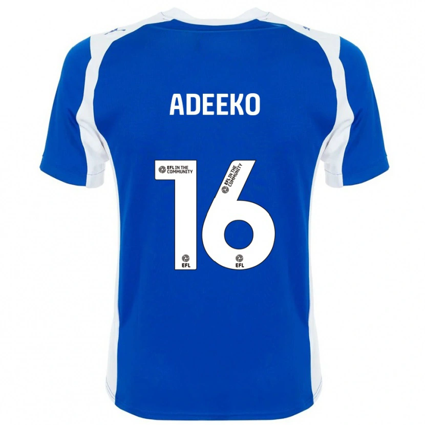 Danxen Heren Baba Adeeko #16 Blauw Wit Thuisshirt Thuistenue 2025/26 T-Shirt