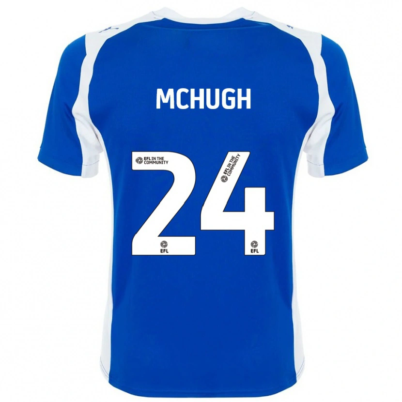 Danxen Heren Harry Mchugh #24 Blauw Wit Thuisshirt Thuistenue 2025/26 T-Shirt