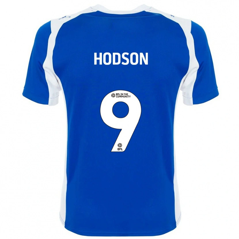 Danxen Heren Avagrace Hodson #9 Blauw Wit Thuisshirt Thuistenue 2025/26 T-Shirt