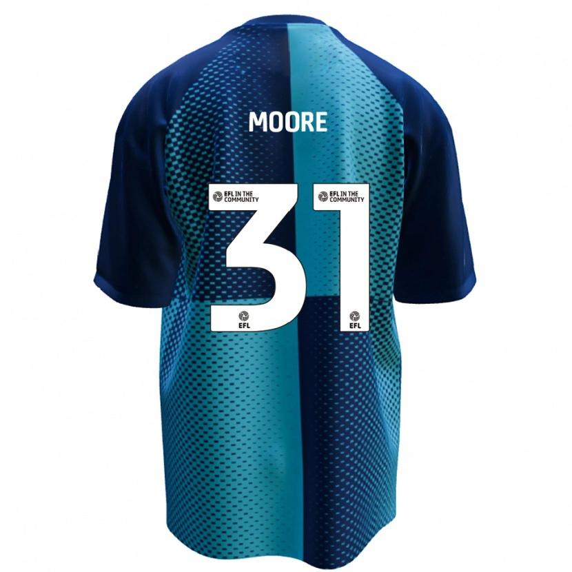 Danxen Heren Stuart Moore #31 Blauw Hemelsblauw Thuisshirt Thuistenue 2025/26 T-Shirt