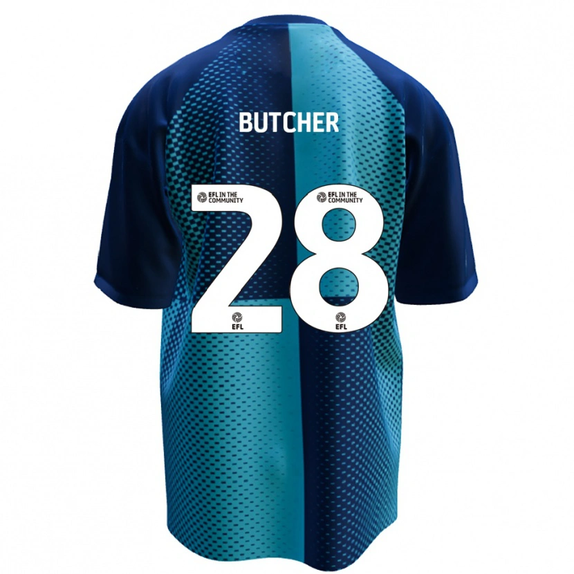 Danxen Heren Matt Butcher #28 Blauw Hemelsblauw Thuisshirt Thuistenue 2025/26 T-Shirt