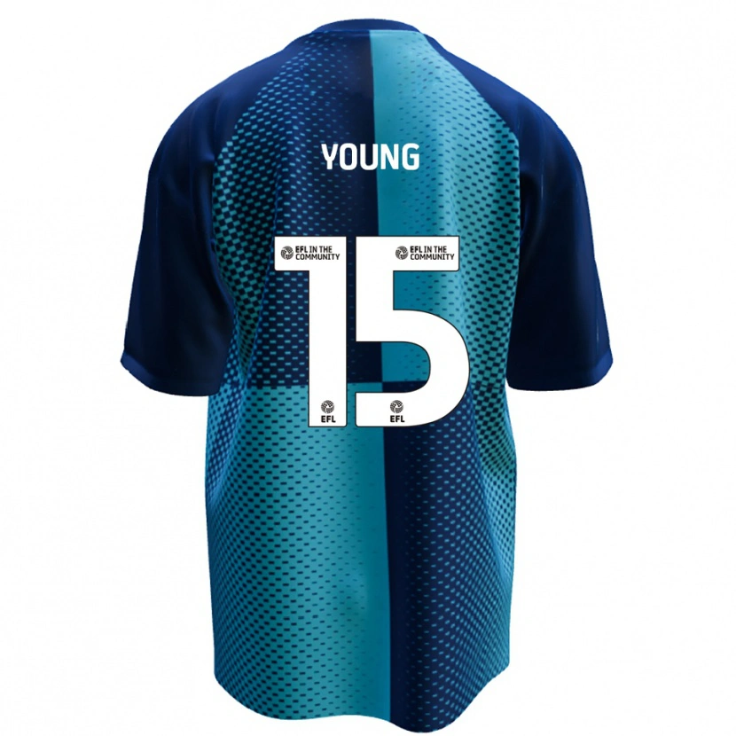 Danxen Heren Jack Young #15 Blauw Hemelsblauw Thuisshirt Thuistenue 2025/26 T-Shirt