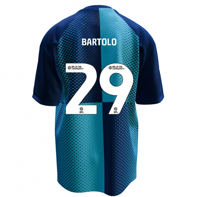 Danxen Heren Jaiden Bartolo #29 Blauw Hemelsblauw Thuisshirt Thuistenue 2025/26 T-Shirt