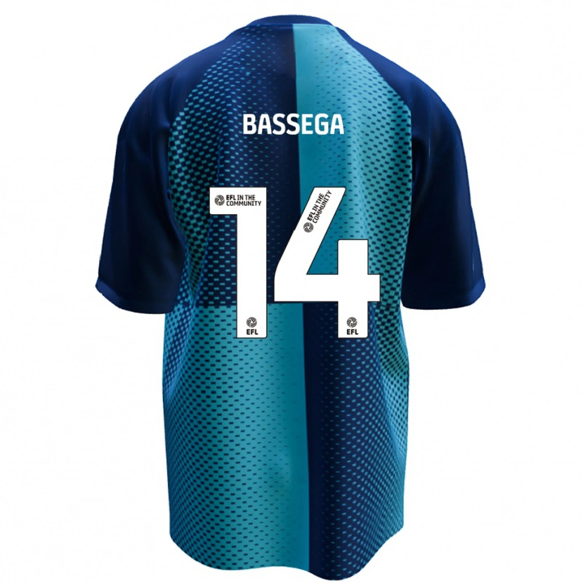Danxen Heren Nsemi Bassega #14 Blauw Hemelsblauw Thuisshirt Thuistenue 2025/26 T-Shirt