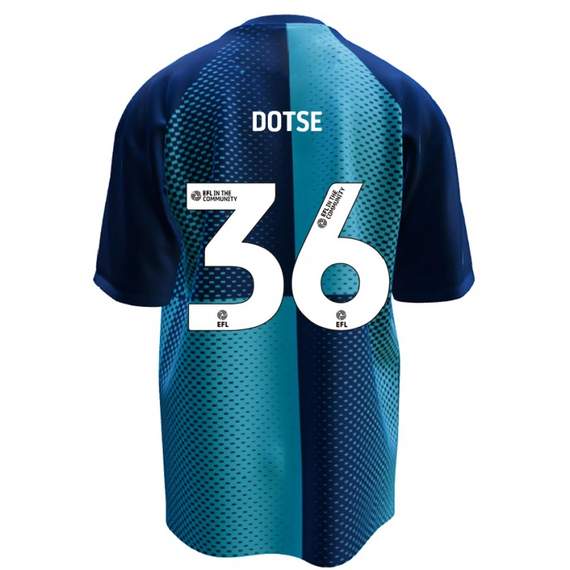 Danxen Heren Jahiem Dotse #36 Blauw Hemelsblauw Thuisshirt Thuistenue 2025/26 T-Shirt