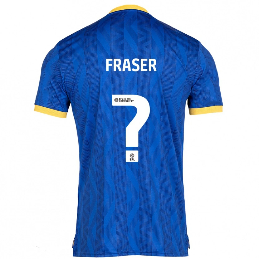 Danxen Heren Finlay Fraser #0 Marine Geel Thuisshirt Thuistenue 2025/26 T-Shirt