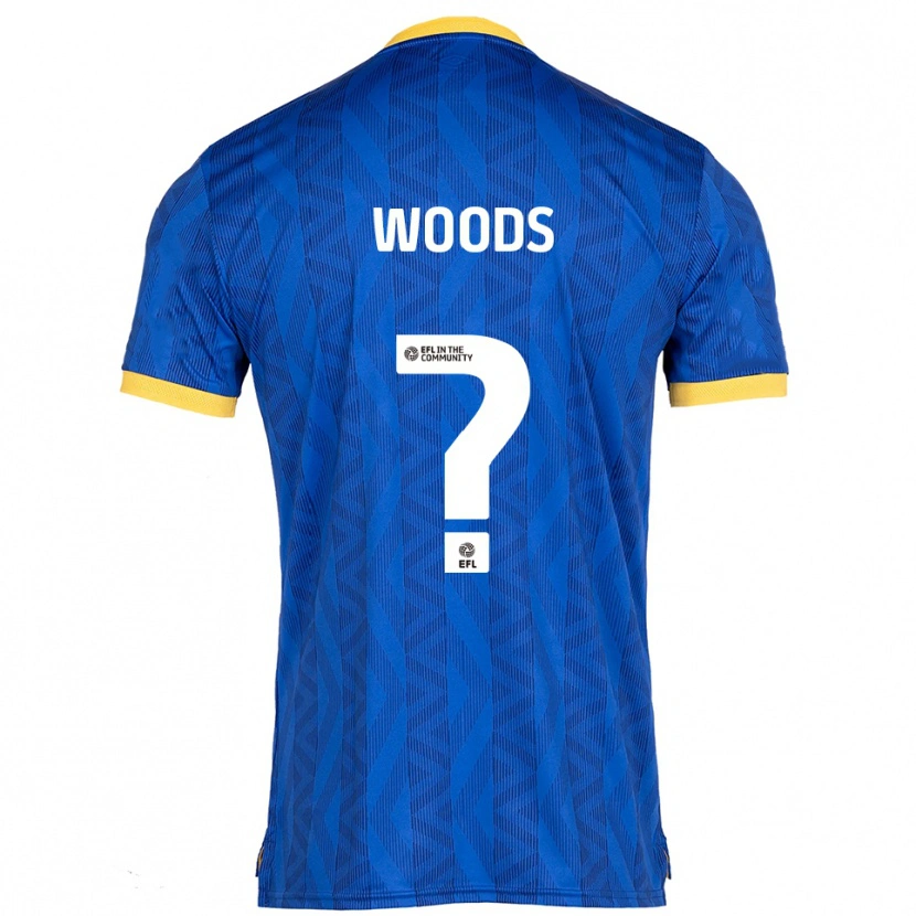 Danxen Heren Finley Woods #0 Marine Geel Thuisshirt Thuistenue 2025/26 T-Shirt