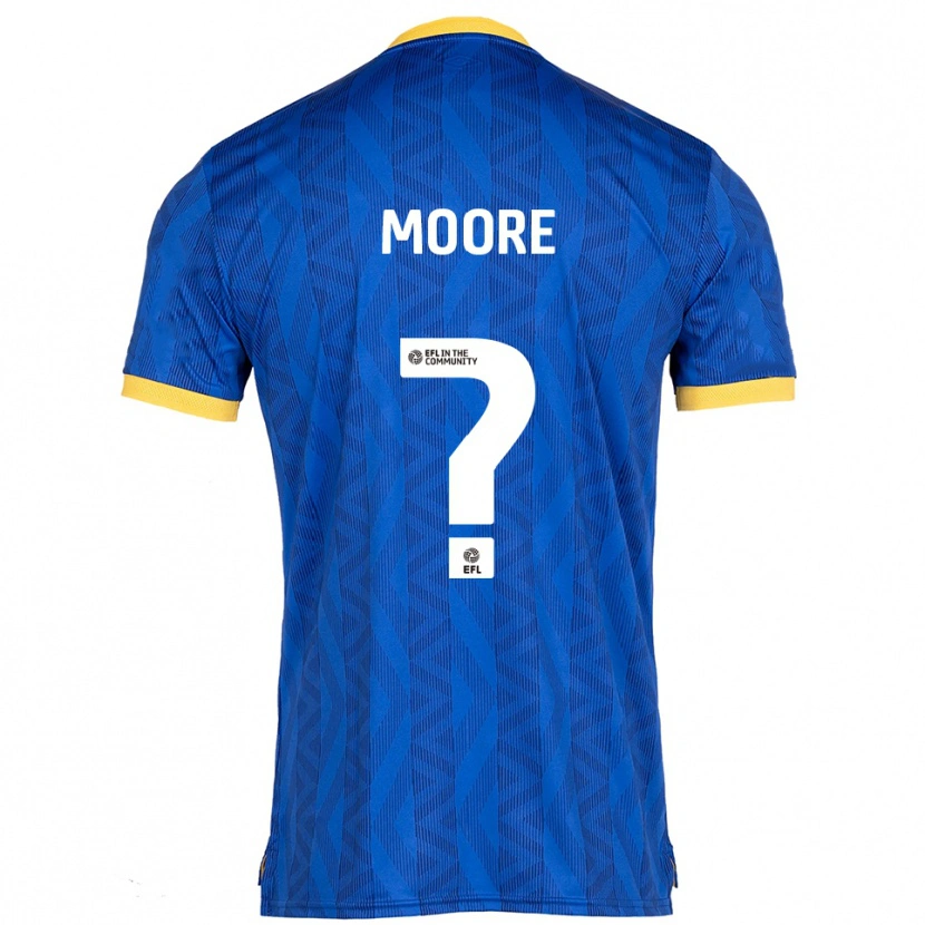 Danxen Heren Kiayon Moore #0 Marine Geel Thuisshirt Thuistenue 2025/26 T-Shirt