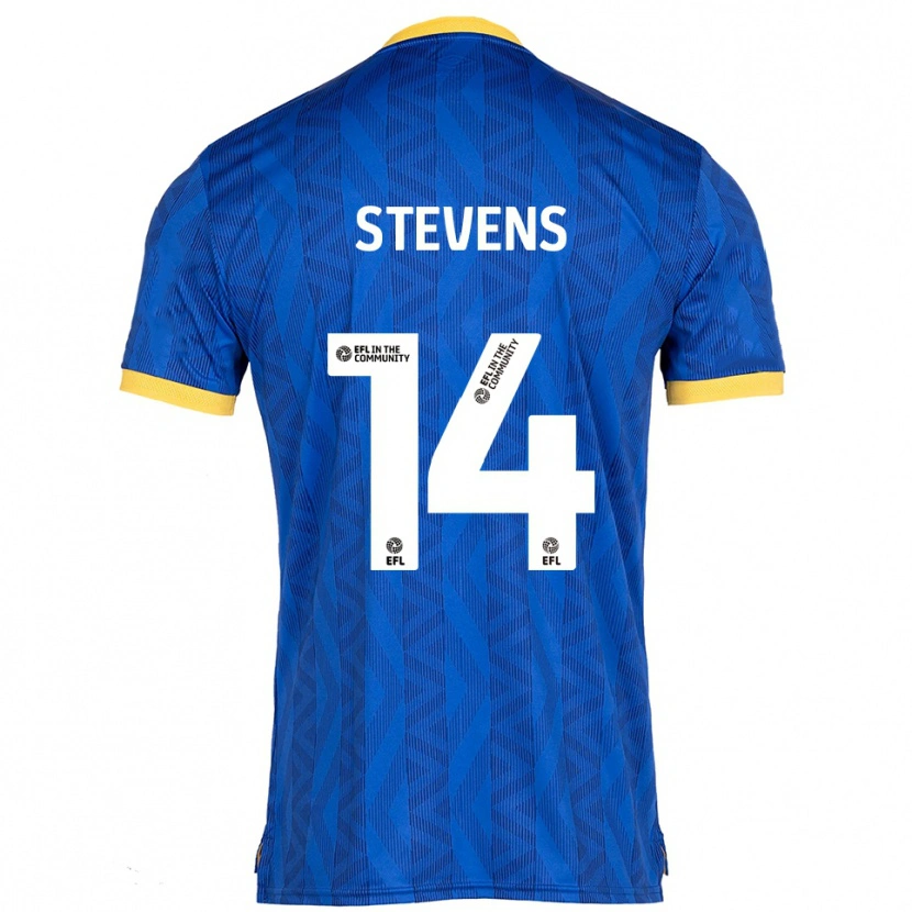 Danxen Heren Matty Stevens #14 Marine Geel Thuisshirt Thuistenue 2025/26 T-Shirt