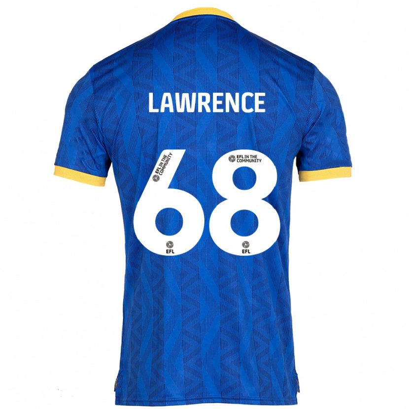 Danxen Heren Jake Lawrence #68 Marine Geel Thuisshirt Thuistenue 2025/26 T-Shirt