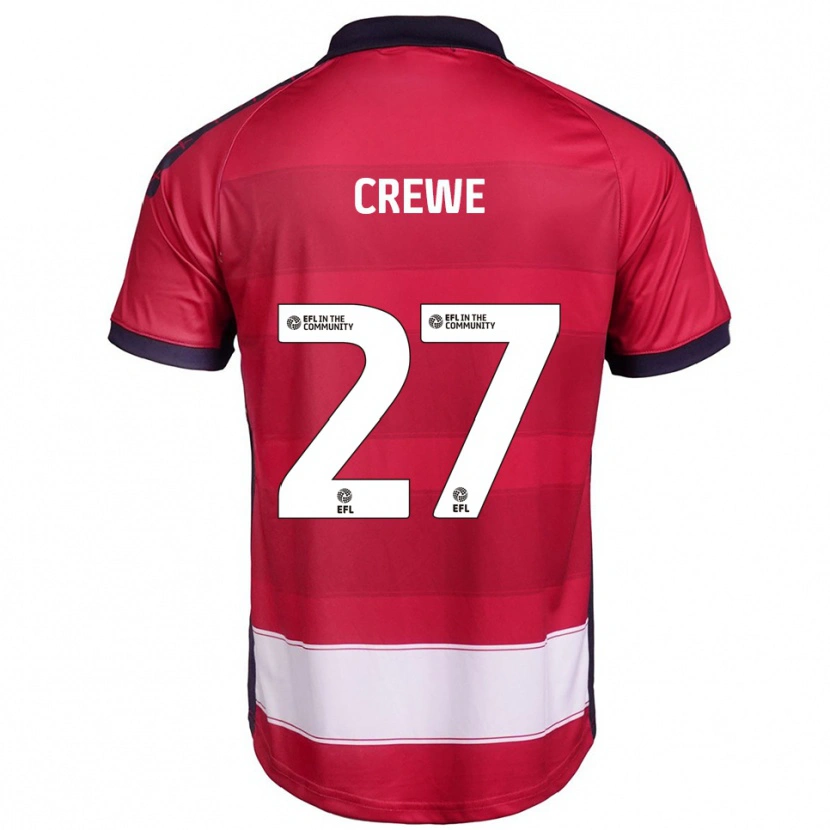 Danxen Heren Charlie Crew #27 Rood Wit Thuisshirt Thuistenue 2025/26 T-Shirt