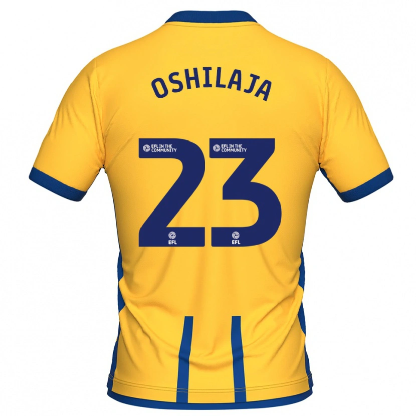Danxen Heren Adedeji Oshilaja #23 Geel Blauw Thuisshirt Thuistenue 2025/26 T-Shirt