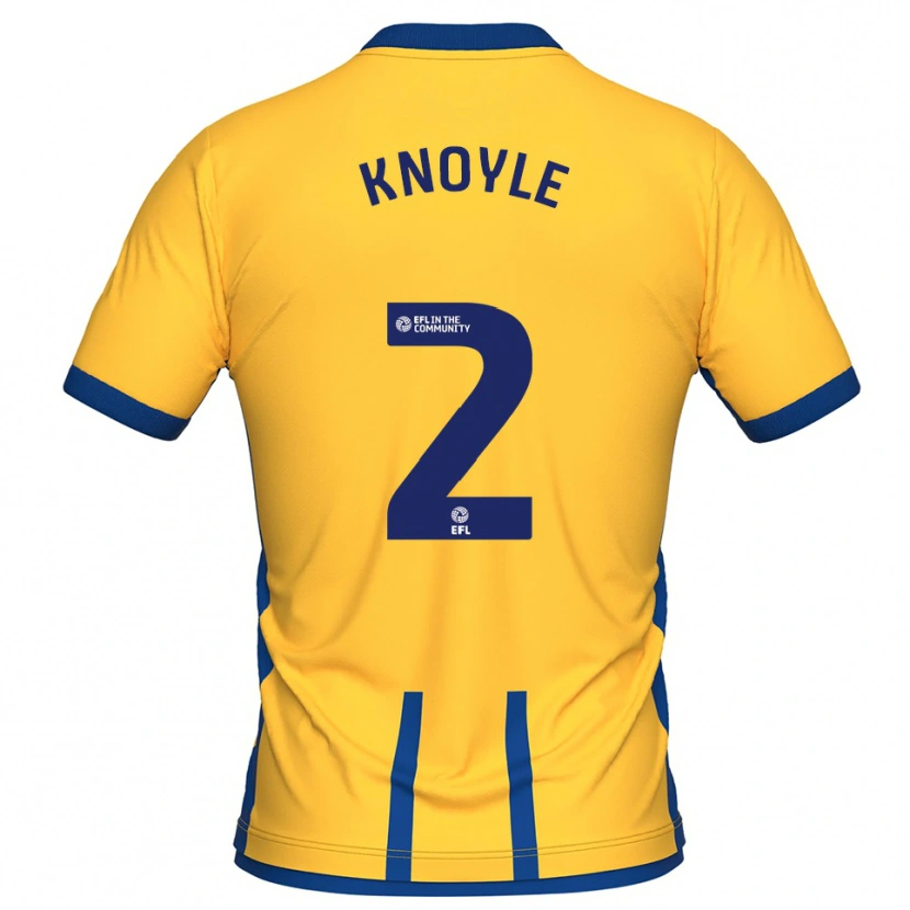 Danxen Heren Kyle Knoyle #2 Geel Blauw Thuisshirt Thuistenue 2025/26 T-Shirt