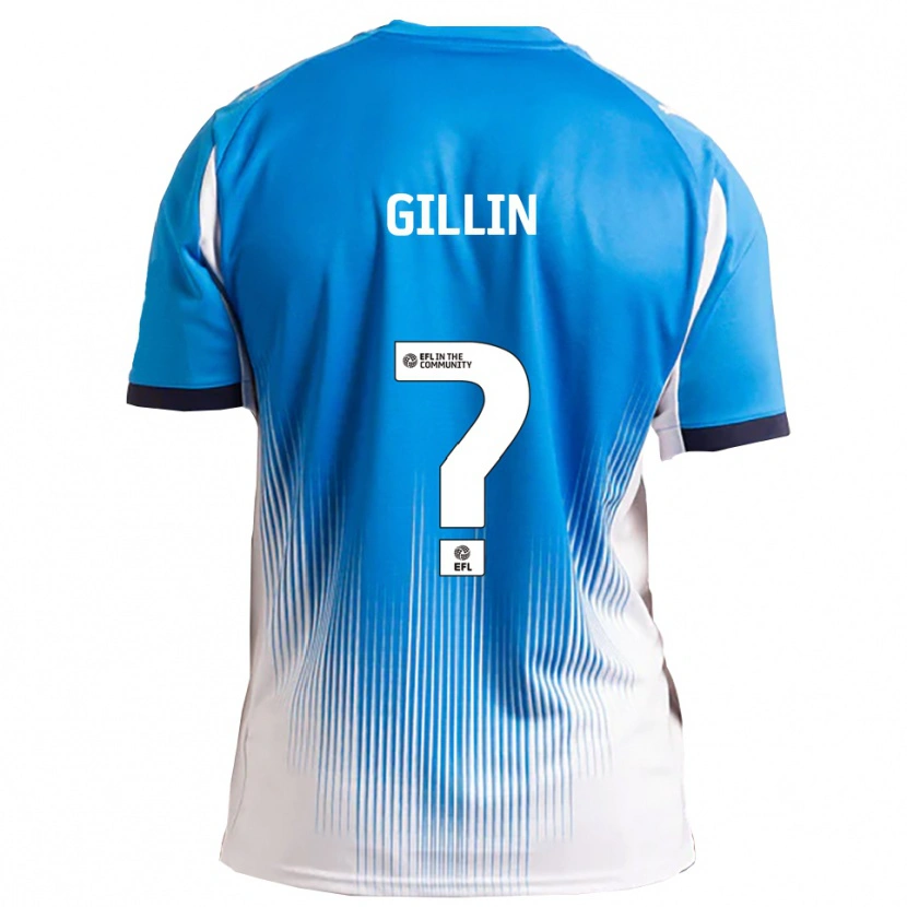 Danxen Heren Jessica Gillin #0 Blauw Wit Thuisshirt Thuistenue 2025/26 T-Shirt