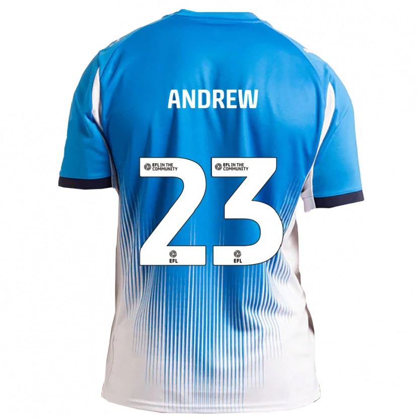 Danxen Heren Danny Andrew #23 Blauw Wit Thuisshirt Thuistenue 2025/26 T-Shirt